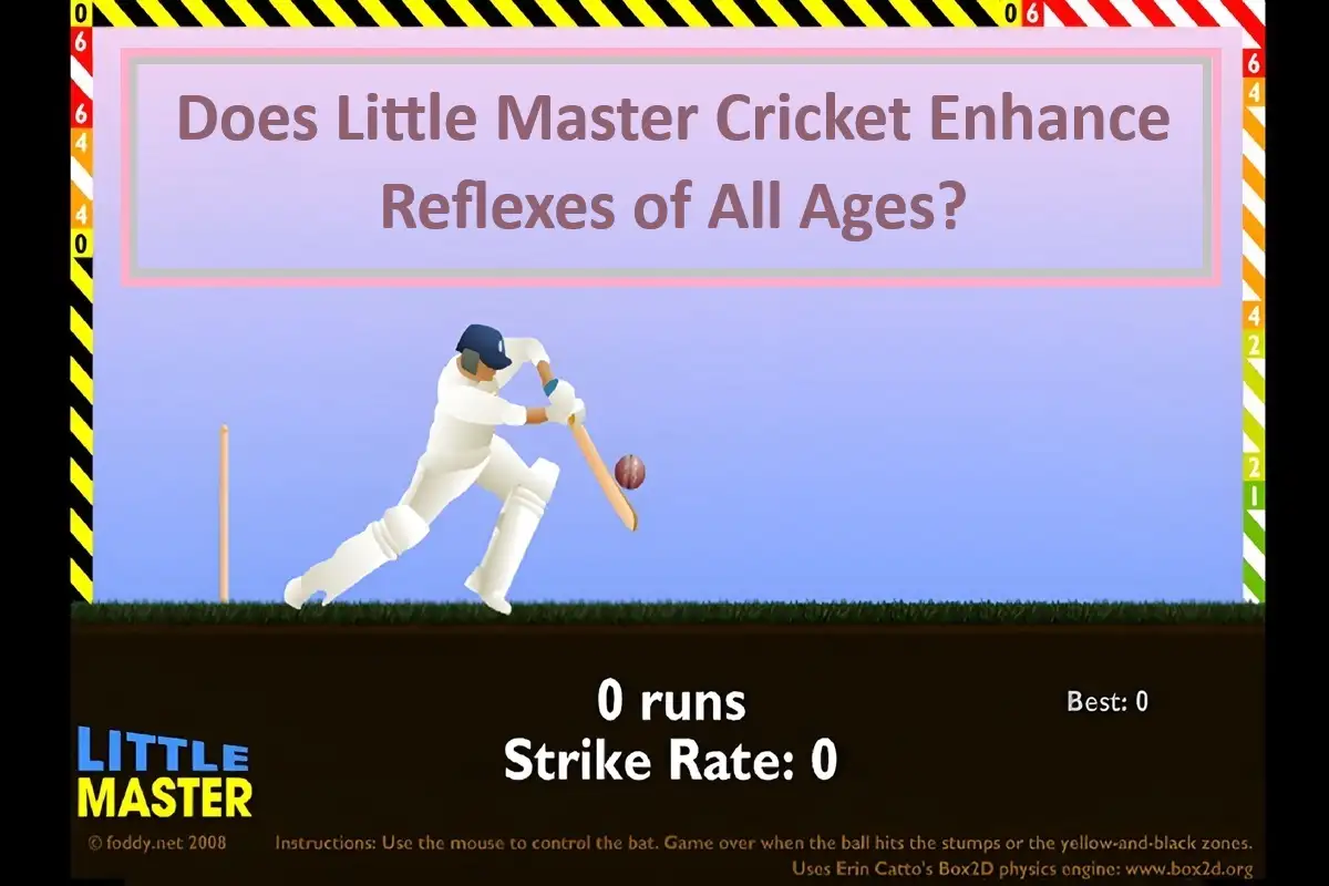 Does Little Master Cricket Enhance Reflexes of All Ages?